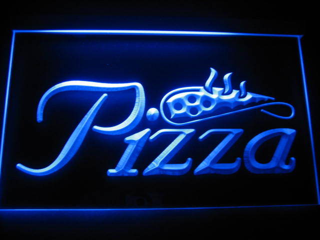 Pizza Logo Beer Pub Store Light Sign Neon